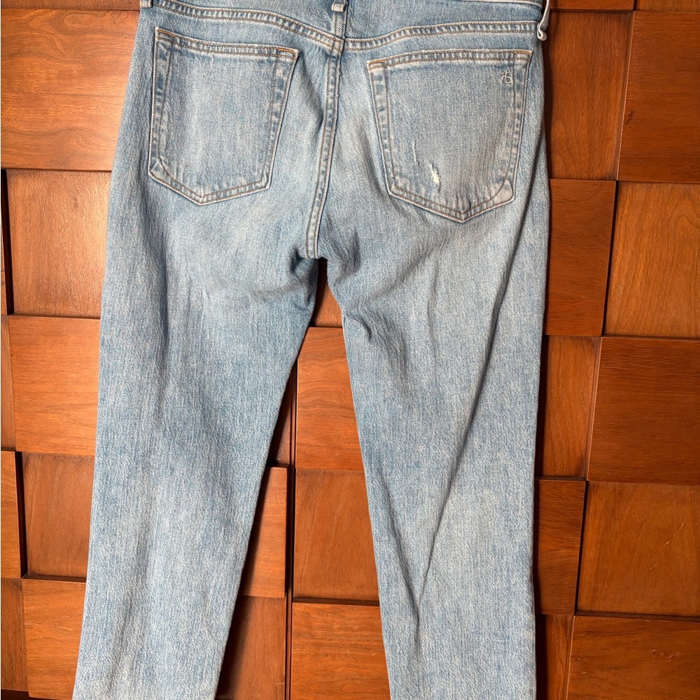 rag & bone Dre low-rise slim boyfriend Jeans - Picture 7 of 9